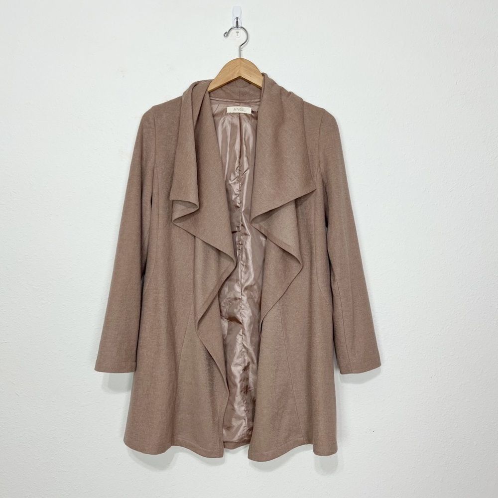 ✨ANGL✨Cascade Open Front Light Jacket 🌸